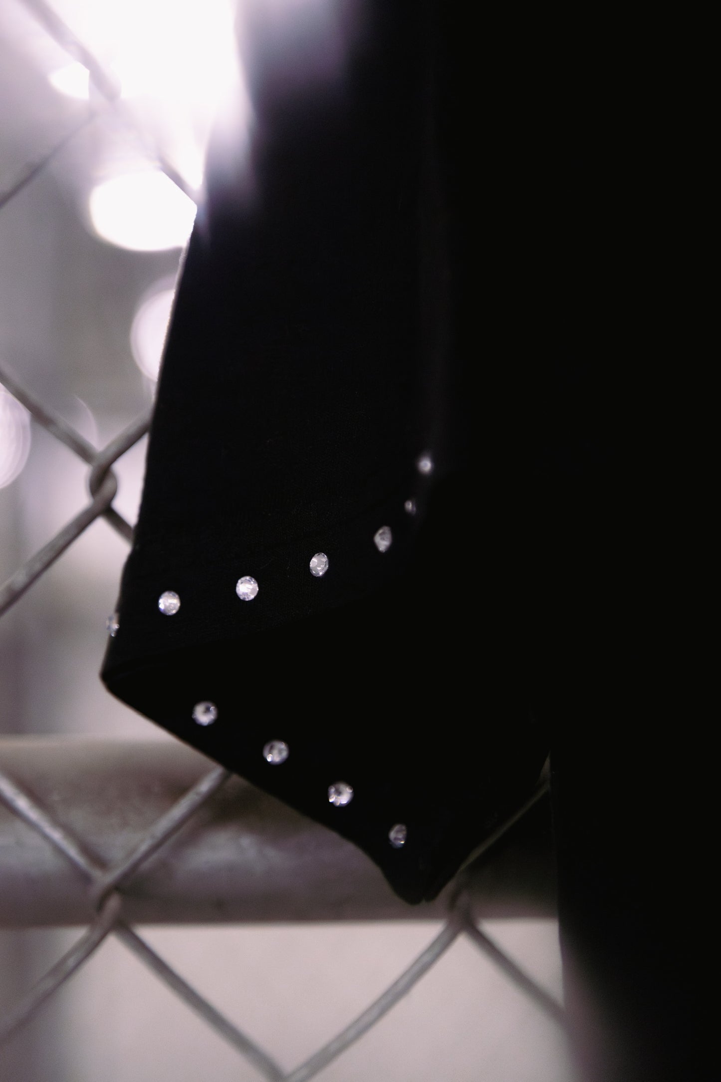 Rhinestone Tee (Black)