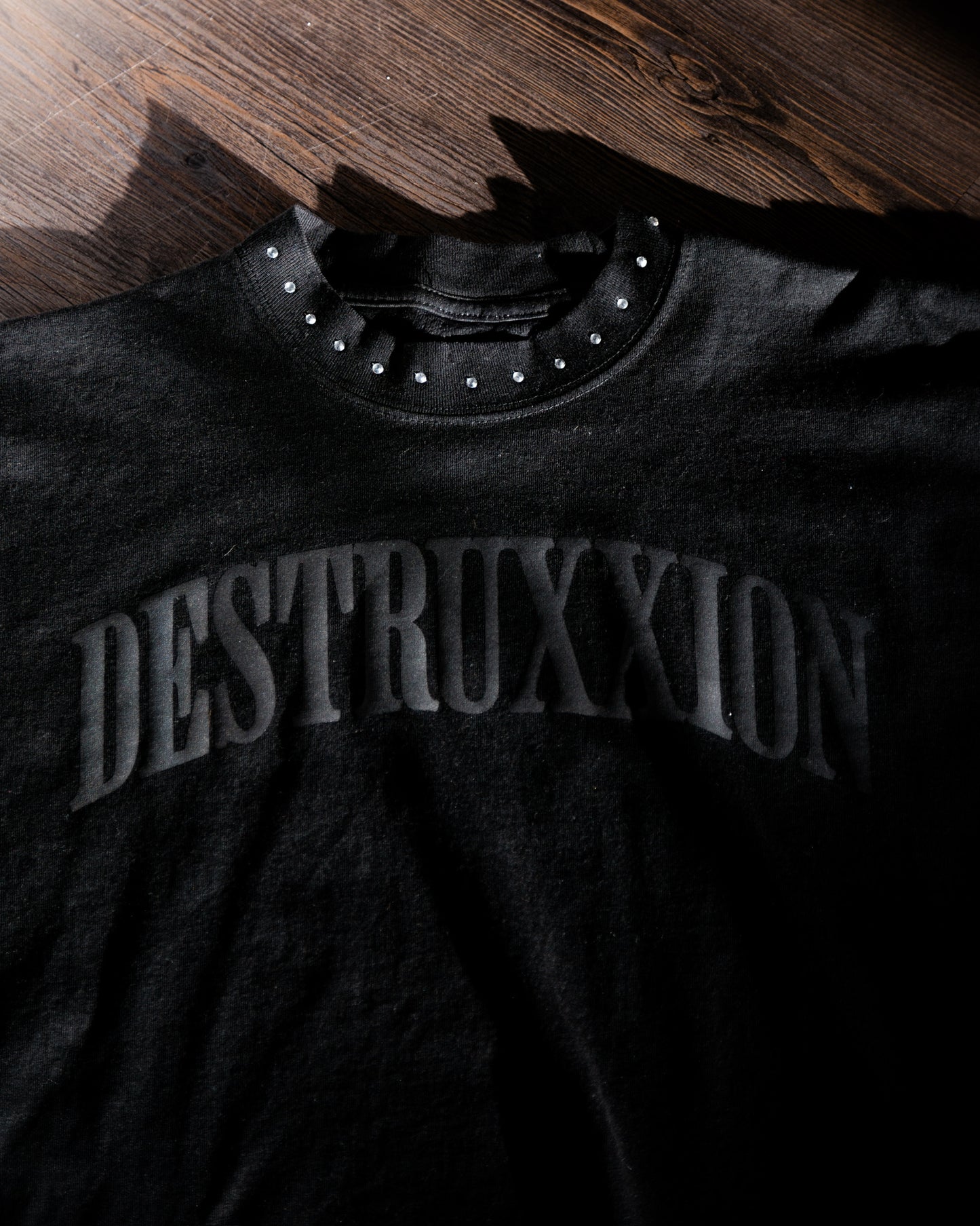 Rhinestone Tee (Black)