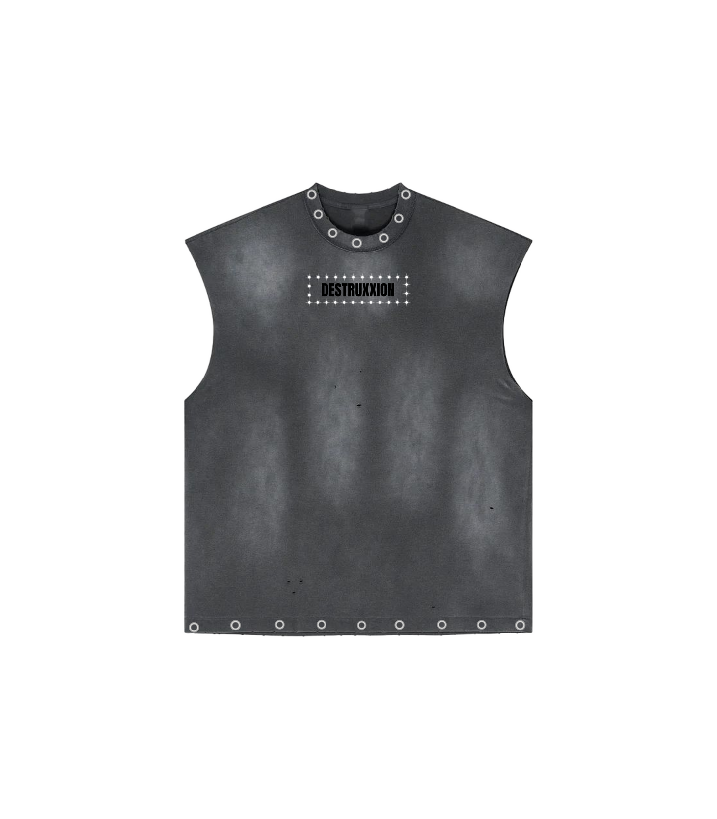 Sleeveless Rhinestone Tee