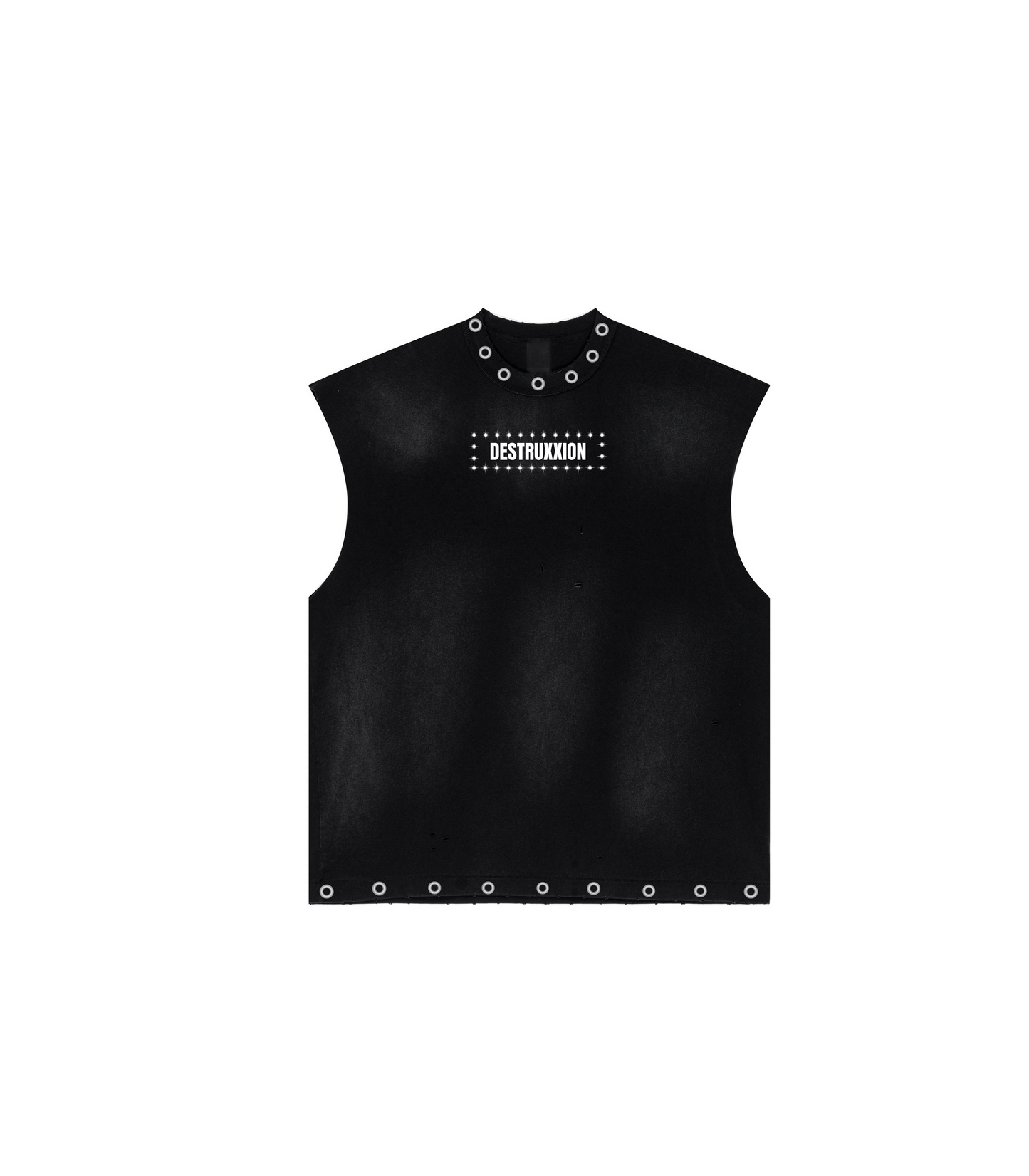 Sleeveless Rhinestone Tee